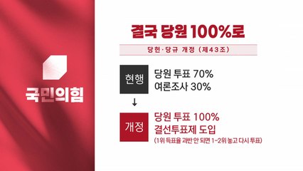 국민의힘, 전대 룰 확정...'윤심 전쟁' 본격화되나 / YTN