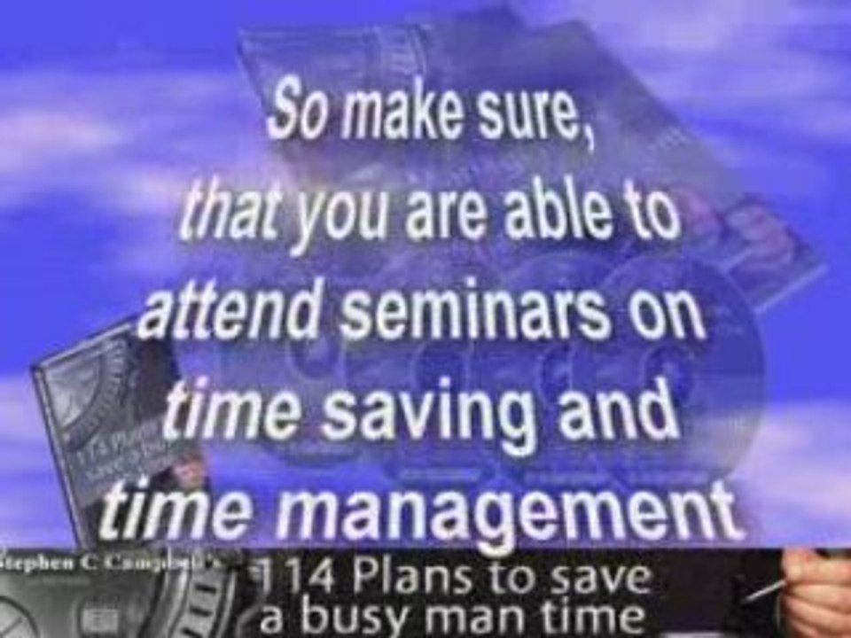 Time Management Tool --(Seminar)