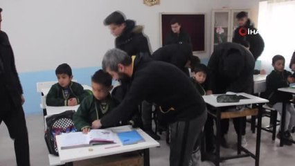 İnegöl'den Muş'a gelip okulun ve öğrencilerin ihtiyaçlarını karşıladılar