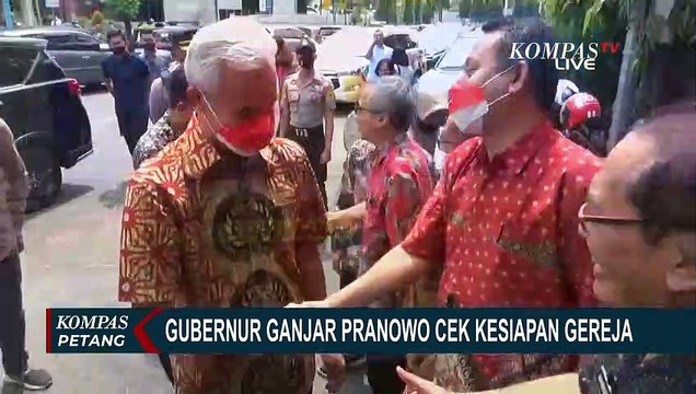 Jelang Malam Natal, Ganjar Pranowo Ditemani Gibran Lakukan Pengecekan Gereja di Solo
