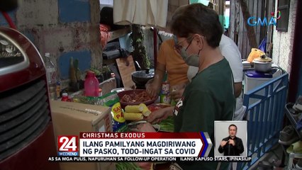 Ilang pamilyang magdiriwang ng Pasko, todo-ingat sa COVID | 24 Oras Weekend