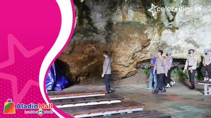 Jelang Natal, Polisi Jaga Goa Maria Tritis Planjan