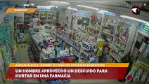 Un hombre aprovechó un descuido para hurtar en una farmacia