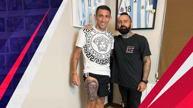 Angel Di Maria Abadikan Trofi Piala Dunia di Tubuhnya