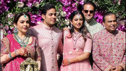 Isha Ambani and her twins get a grand welcome at their Mumbai home