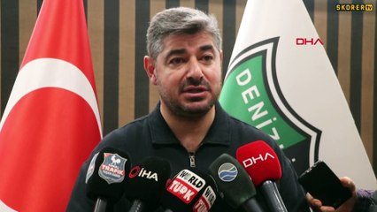 Denizlispor Başkanı Uz: Maç öncesi puan silme açıklamasını normal görmüyorum
