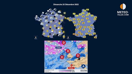 prévisions météo du samedi 24 décembre 2022