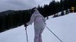 Vaimalama Chaves chute en ski sous les yeux de son chéri Nicolas Fleury