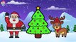 Christmas Drawing for Kids _ Christmas Tree, Santa, Reindeer Painting _ Chiki Doodle