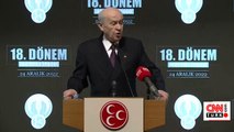 MHP lideri Bahçeli'den saraçhane eleştirisi
