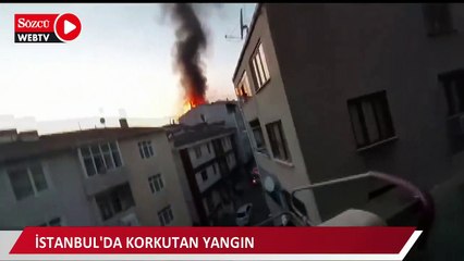 İstanbul'da korkutan yangın