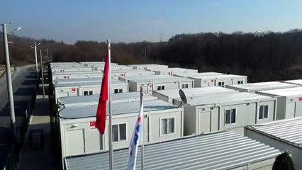 Depremzedelerin konteyner kente yerleşme süreci devam ediyor