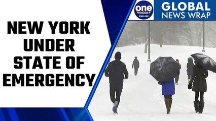 Download Video: US bomb cyclone: New York under state of emergency, temperature dips to -45°C | Oneindia News*News