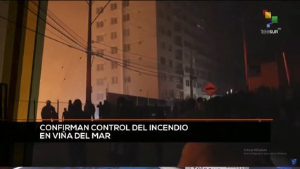 teleSUR Noticias 11:30 24-12: Confirman control del incendio en Viña del Mar