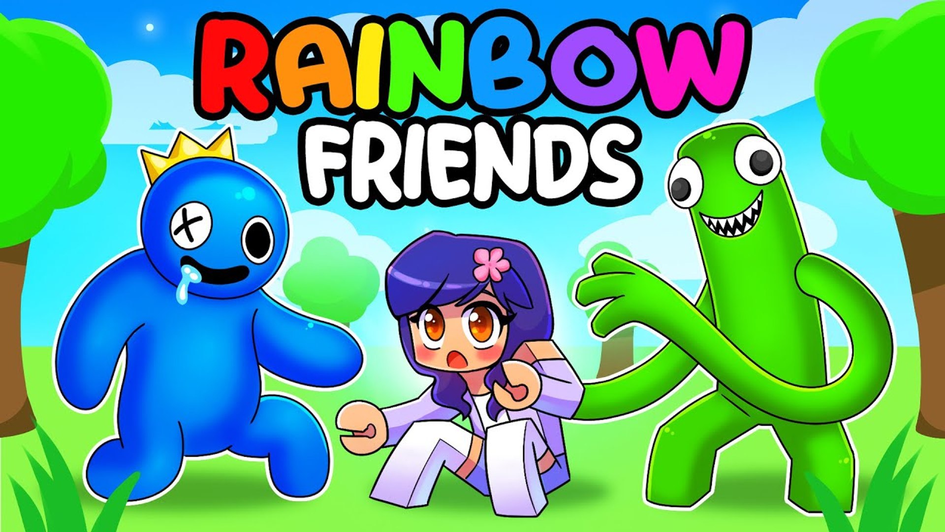 Green x orange rainbow friends Roblox en 2023