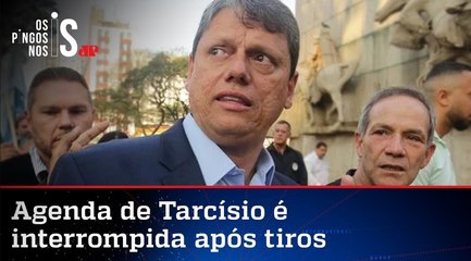 Ação de bandidos interrompe campanha de Tarcísio de Freitas em São Paulo