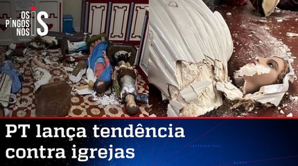 Após invasão de vereador do PT, mais uma igreja é atacada no Paraná