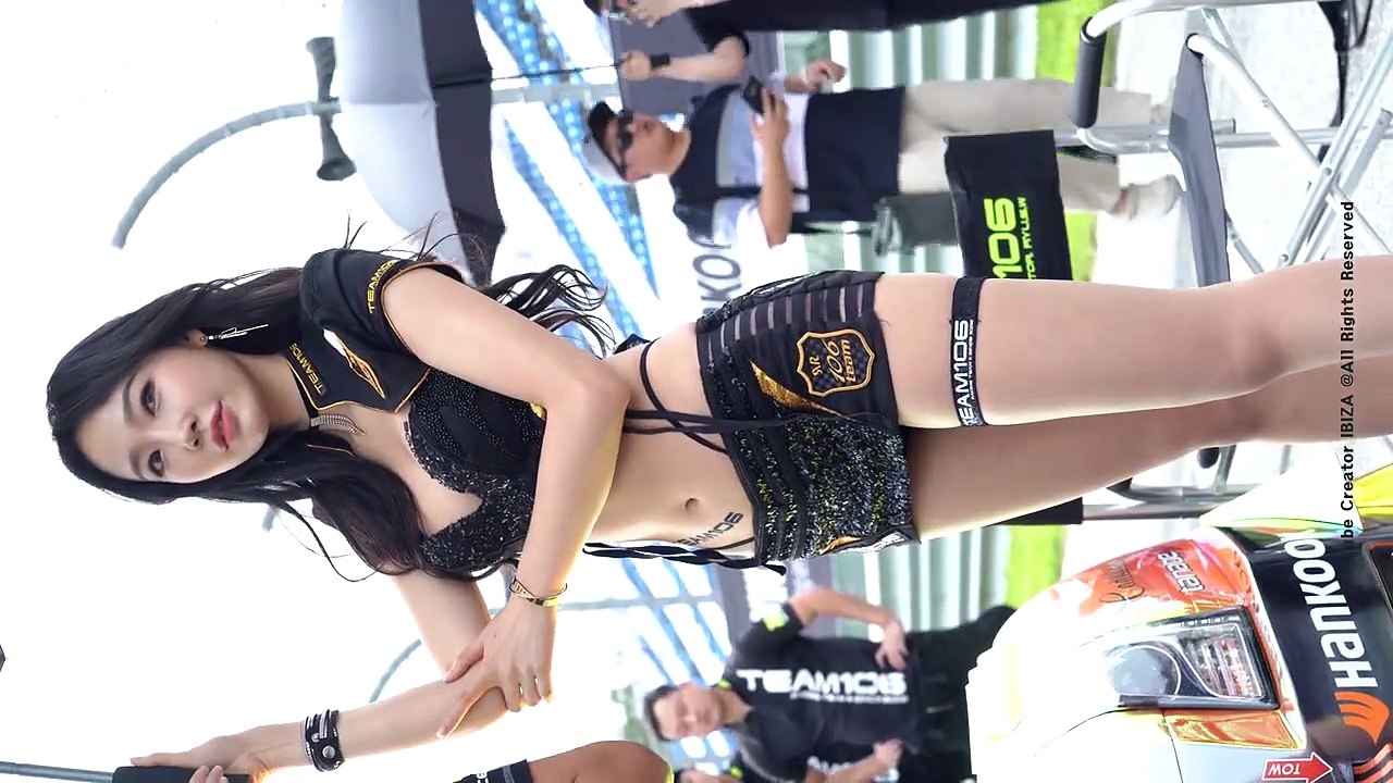 4K Dana Kim Racing Model - Model Kim Dana 190901 @ Fancam - Korean Model in Motor show - Korean sexy girl