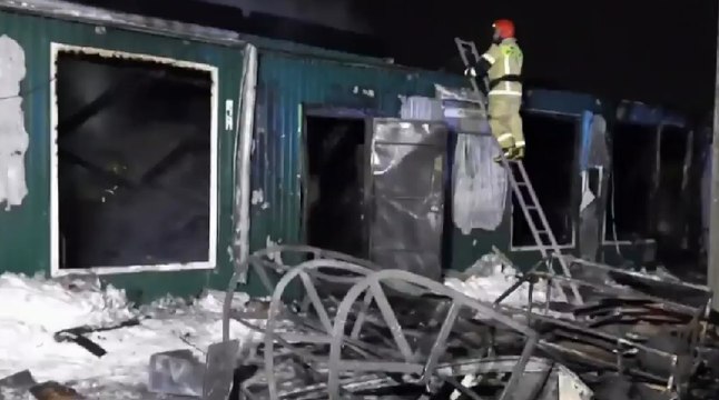 Al menos 22 adultos mayores murieron y 6 resultaron heridos en un incendio en Siberia