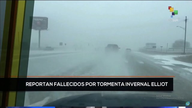 teleSUR Noticias 13:30 24-12: Al menos 13 fallecidos en EE.UU. por tormenta invernal Elliot