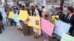 Las mujeres afganas protestan contra el veto de los talibanes