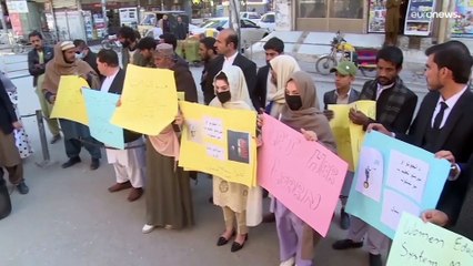 Download Video: Las mujeres afganas protestan contra el veto de los talibanes