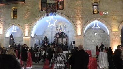 Hatay'da Noel ayini yapıldı