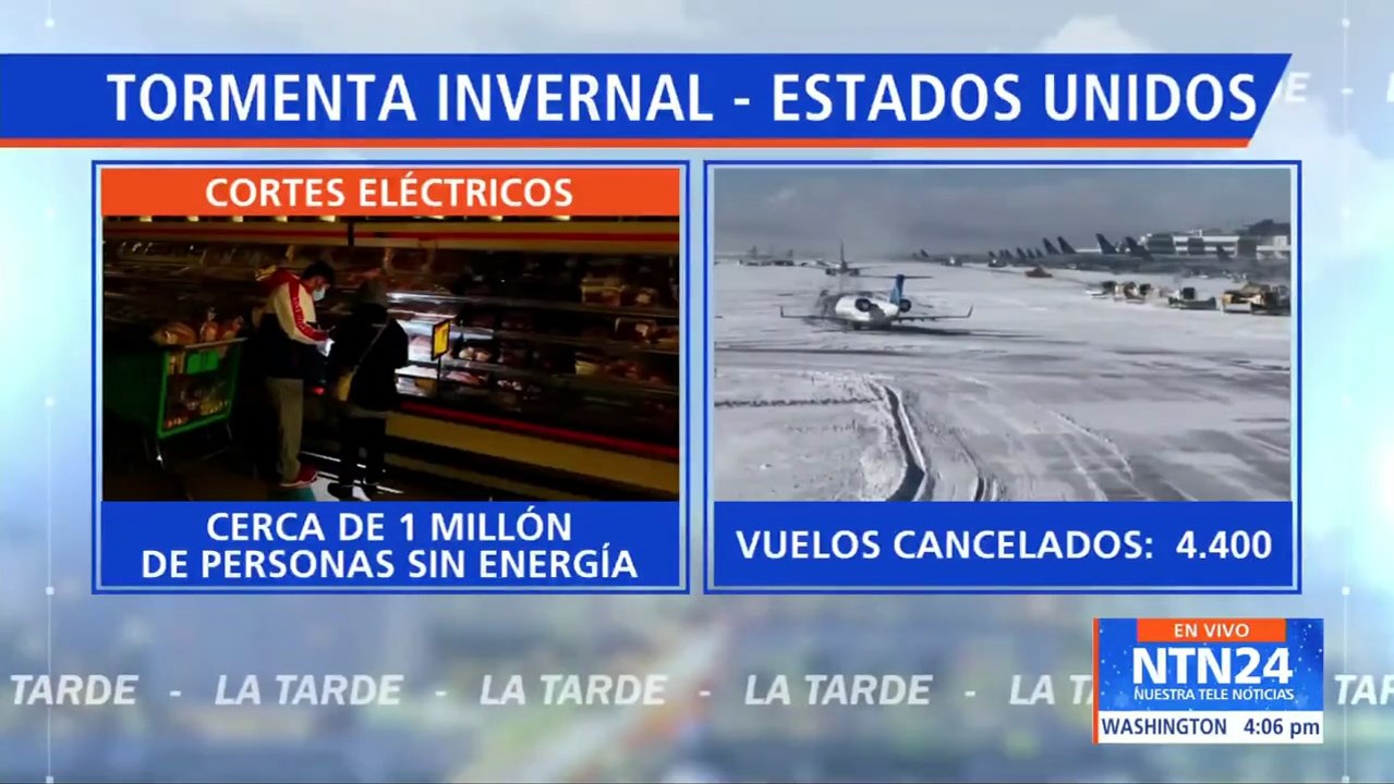 Al menos 17 muertos por mortal tormenta invernal que azota a EE.UU. en vísperas de Navidad
