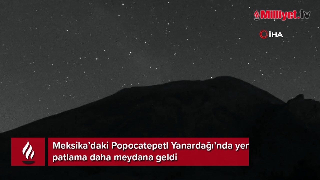 Popocatepetl Yanardağı'nda yeni patlama