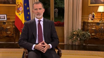 Felipe VI recuerda en su discurso a los afectados por la guerra de Ucrania