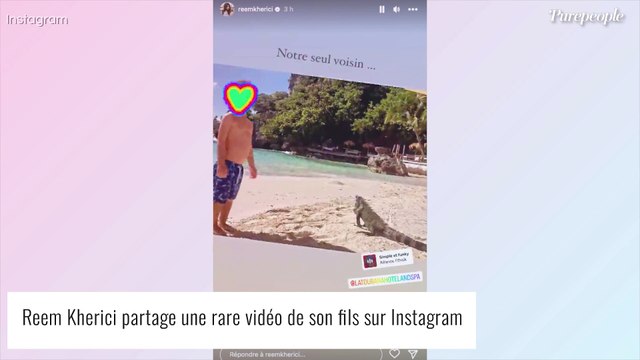 Reem Kherici : Son fils de 3 ans confronté à une bête énorme, le petit garçon déjà très courageux !