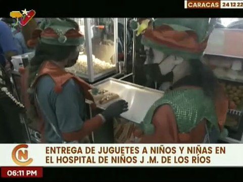 Entregan juguetes a 400 niños y niñas del Hospital de Niños José Manuel de los Ríos