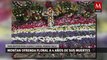 Colocan ofrenda floral donde fallecieron Martha Érika Alonso y Moreno Valle en Puebla