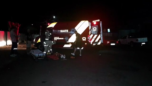 Coletor de recicláveis é atropelado na Rua Pio XII