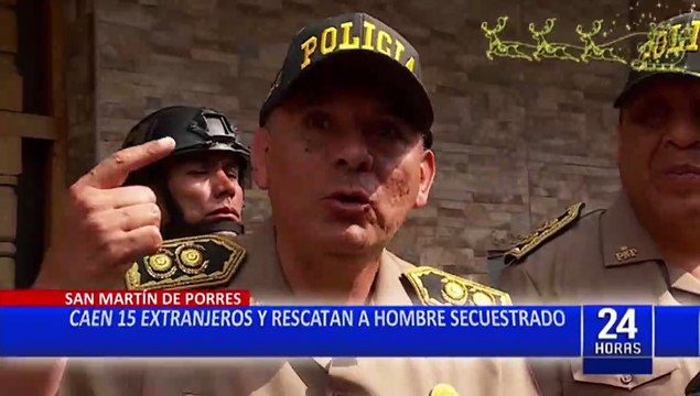 SMP: capturan a 15 extranjeros que estarían implicados en secuestros, torturas y otros delitos