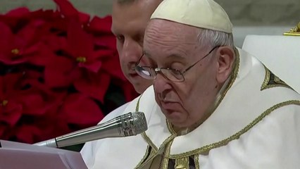 교황, 성탄전야 미사..."전쟁에 지친 사람들·가난한 사람들 기억하자" / YTN