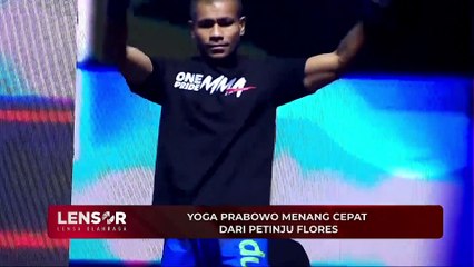 ONE PRIDE MMA YOGA PRABOWO MENANG CEPAT DARI PETINJU FLORES