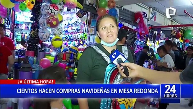 ¡Regalos de última hora! Miles de personas llegan a Mesa Redonda para comprar los obsequios