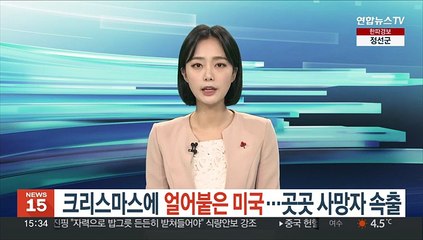 크리스마스에 얼어붙은 미국…곳곳 사망자 속출