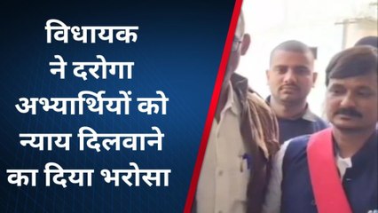 जहानाबाद : मखदुमपुर में स्थानीय विधायक को दरोगा अभ्यार्थियों ने सौंपा ज्ञापन,न्याय की मांग