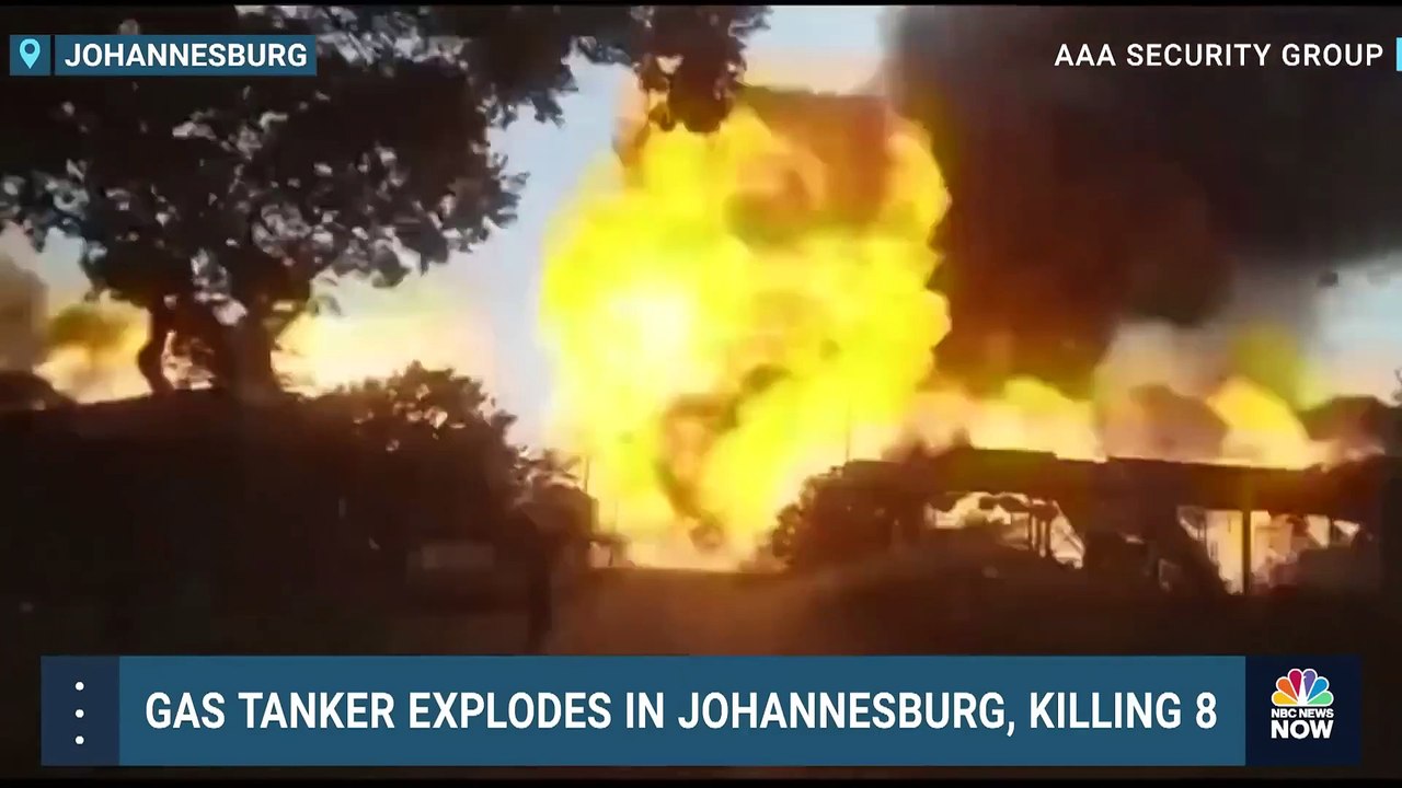 Découvrez les images impressionnantes de l'explosion d'un camion-citerne de gaz à Boksburg, à l'est de Johannesburg - Dix personnes sont mortes et une quarantaine d'autres ont été blessées