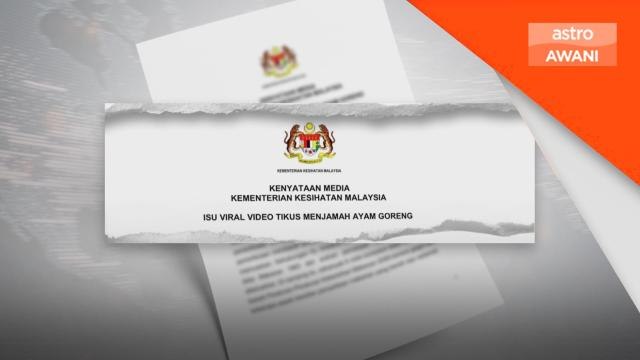 Tular | KKM arah tutup premis berikut insiden tikus jamah ayam