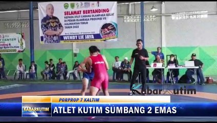 Update Porprop 7 Kaltim Gulat Kutim Berhasil Menyumbang 2 Emas