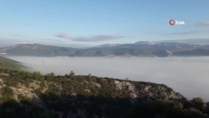 Sis nedeniyle görüş mesafesi 10 metreye düştü