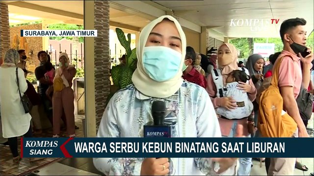 Dibuka 100 Persen, Ribuan Pengunjung Padati Kebun Binatang Surabaya!