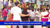 ¡Compras a última hora! Pavo, lechón, pollo y aderezos para cena navideña