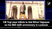 CM Yogi pays tribute to Atal Bihari Vajpayee on his 98th birth anniversary in Lucknow