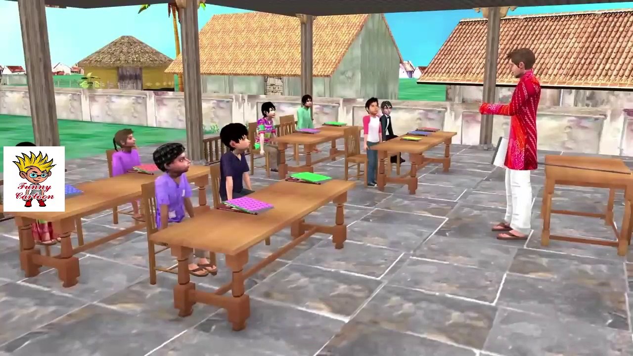 Garib or Amir Student - Compitition Garib Vs Amir Ka Ghar - Student -  Moral Storie - cartoon stories  -  hindi khani