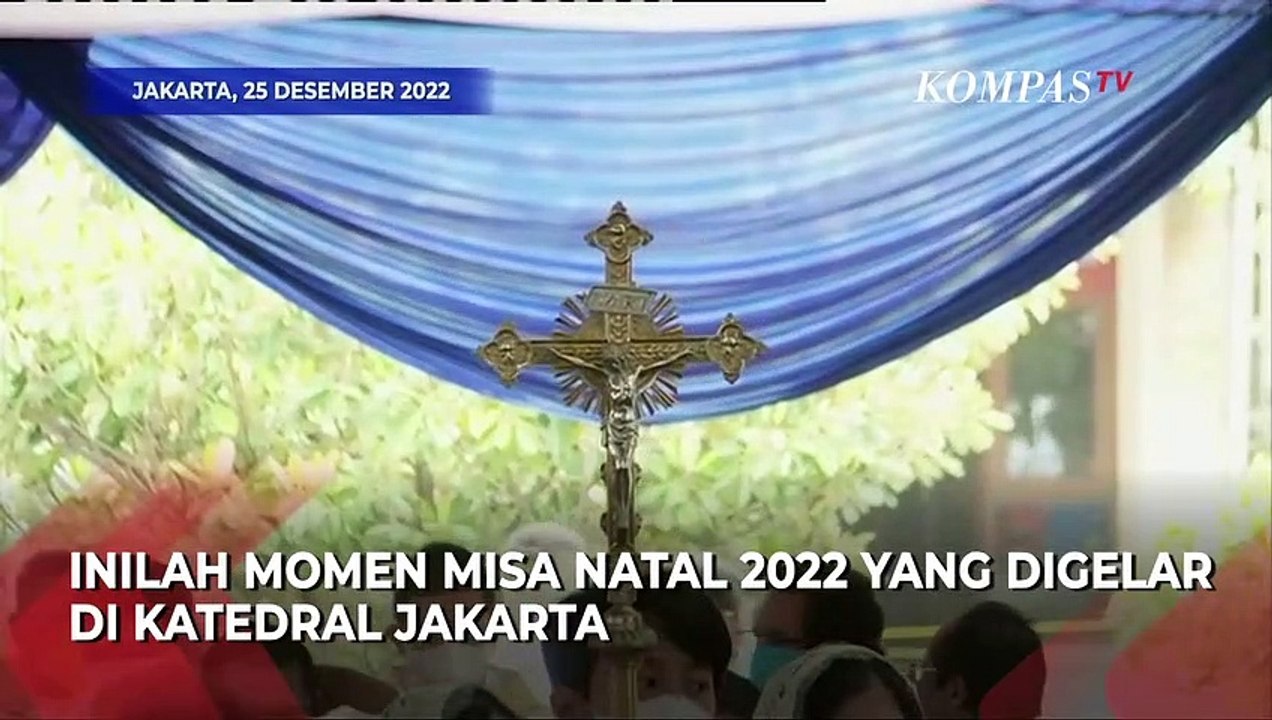 Momen Khidmatnya Misa Natal 2022 di Katedral Jakarta