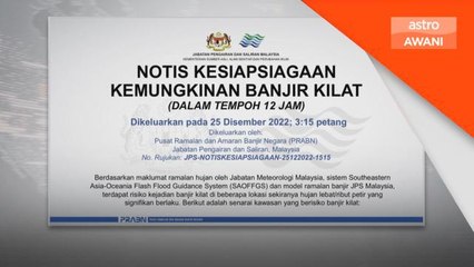 Banjir Kilat | NADMA keluarkan amaran di Sabah